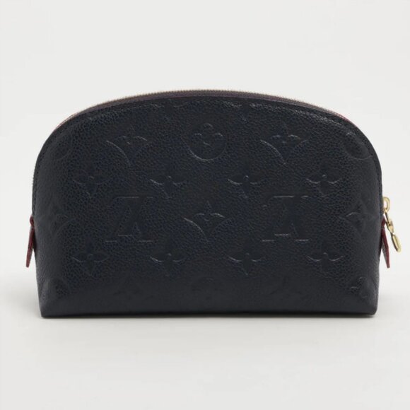 Louis Vuitton Monogram Empreinte Pochette Cosmetiqe Marine Rouge - Picture 2 of 7